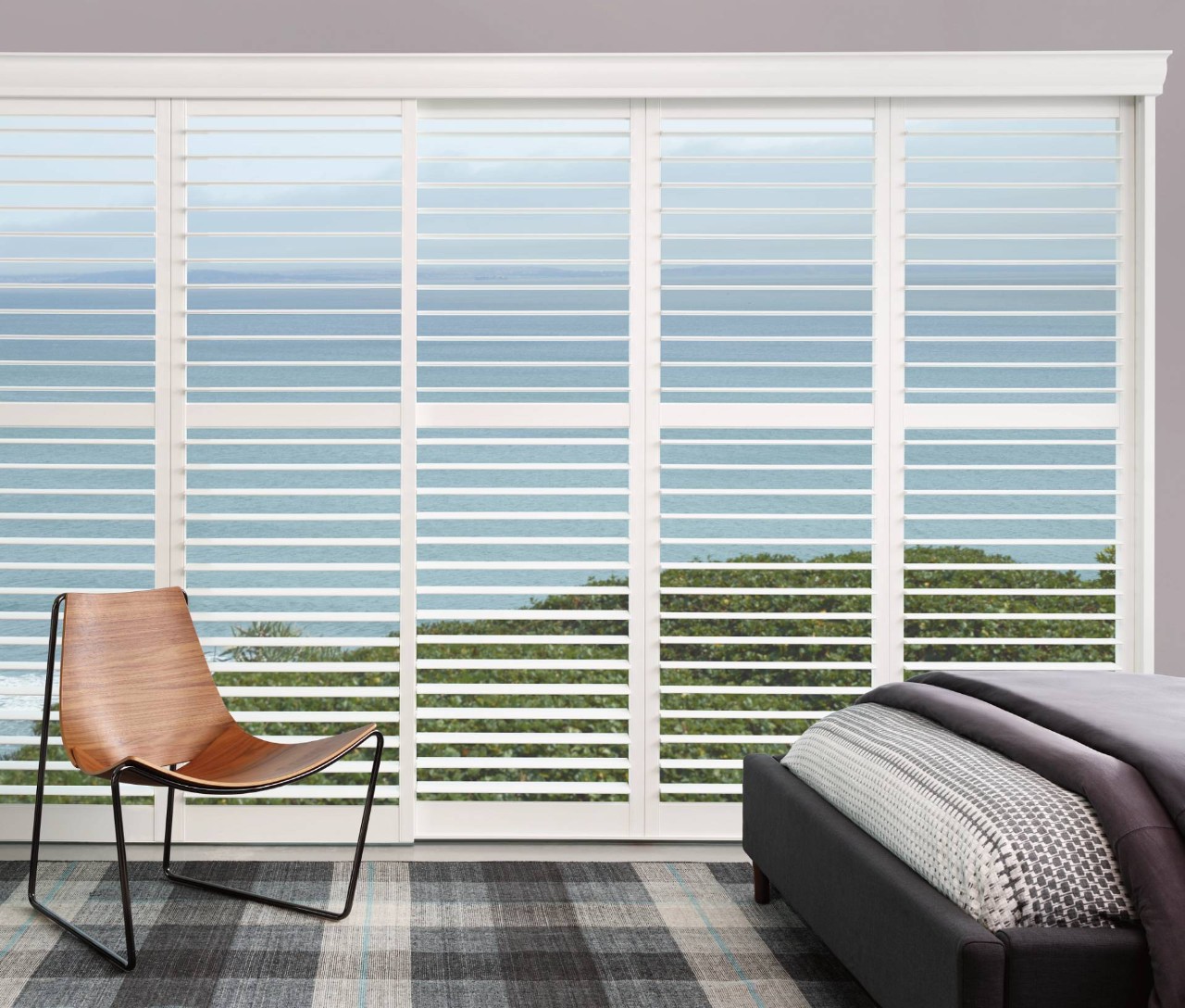 Hunter Douglas Palm Beach™ Polysatin™ Vinyl Shutters near Arvada, Colorado (CO)